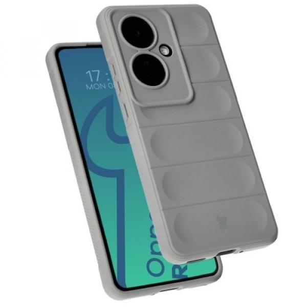 Pancerne etui Bizon Case Tur do Oppo Reno11 F 5G, jasnoszare