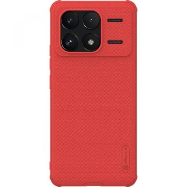 Etui Nillkin Super Frosted Shield Pro do Xiaomi POCO F6 Pro / Redmi K70 Pro / K70, czerwone