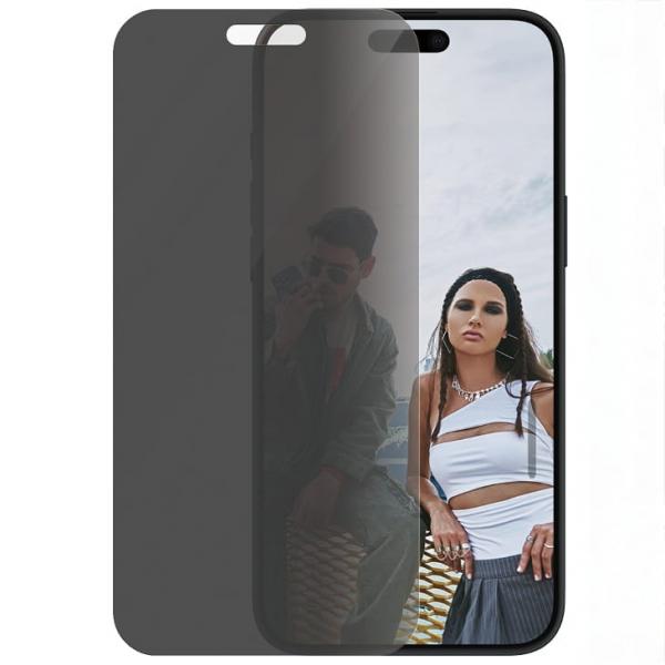 Szkło prywatyzujące z aplikatorem Safe by PanzerGlass Ultra-Wide Fit Privacy + EasyAligner do iPhone 16 Plus/ 15 Plus