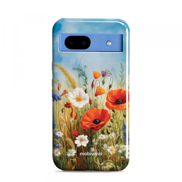 Etui ochronne do Google Pixel 8a, Mobiwear Elite Pro, łąkowe kwiaty