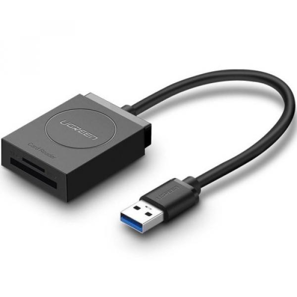 Ugreen czytnik kart SD i micro SD na USB 3.0, czarny