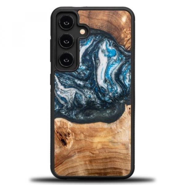 Drewniane etui do Galaxy A55 5G, Bewood Unique Planets Ziemia
