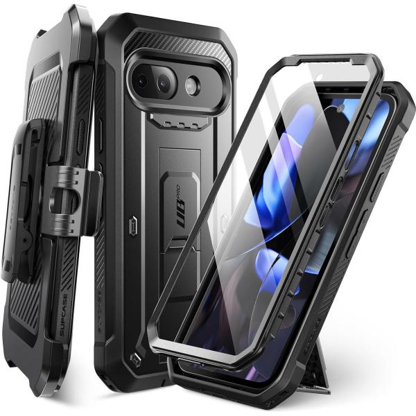 Etui Supcase UB Pro SP do Google Pixel 9a, czarne