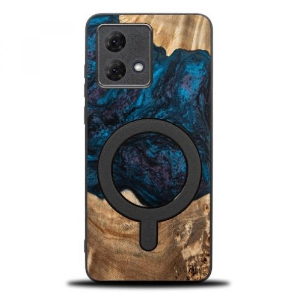 Drewniane etui do Motorola Moto G84 5G, Bewood Unique Planets Neptun do MagSafe