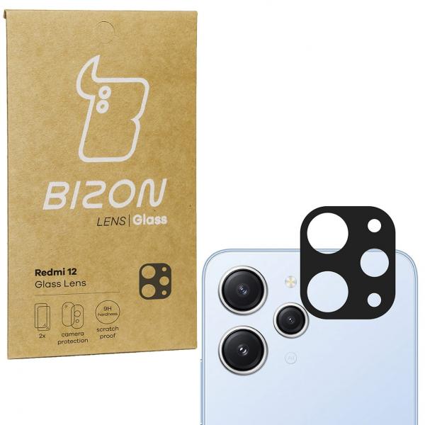 Szkło na aparat Bizon Glass Silk Lens do Redmi 12, 2 sztuki