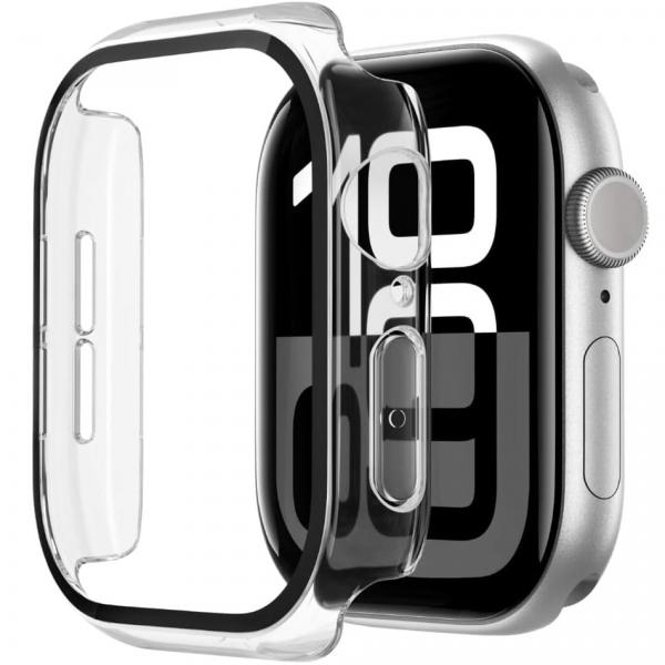 Etui + szkło Belkin SF TemperedCurve Treated 2w1 do Apple Watch 10 (42 mm), przezroczysto-czarne