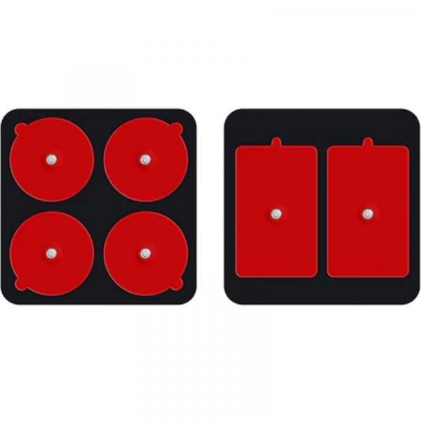 Podkładki pod elektrody Therabody PowerDot 2.0 Replacement Pads, czerwone