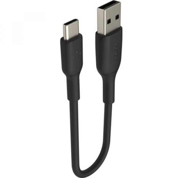 Kabel Belkin Boost Charge PVC MFi do Android Auto USB-A do USB-C 15cm, czarny