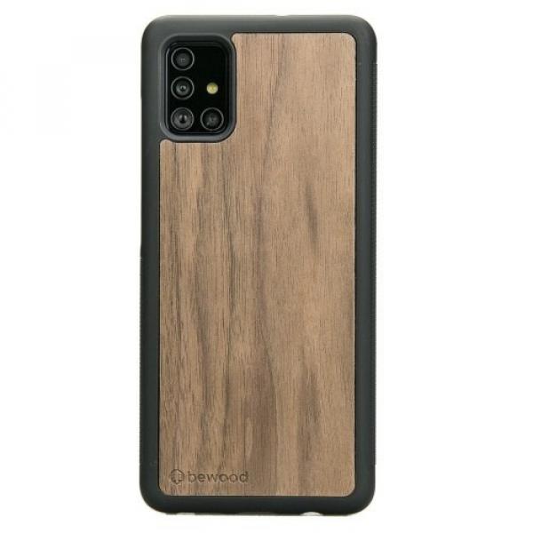 Drewniane etui do Galaxy A71 5G, Bewood Orzech Amerykański