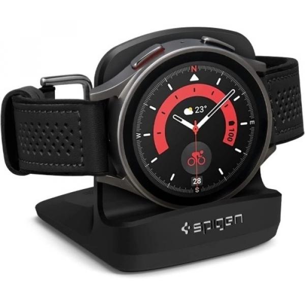 Stacja dokująca Spigen Night Stand S353 do ładowarki Galaxy Watch 6 / 5, czarna