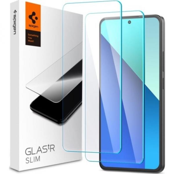 Szkło do etui Spigen Glas.tr Slim 2-Pack do Xiaomi Redmi Note 13 4G