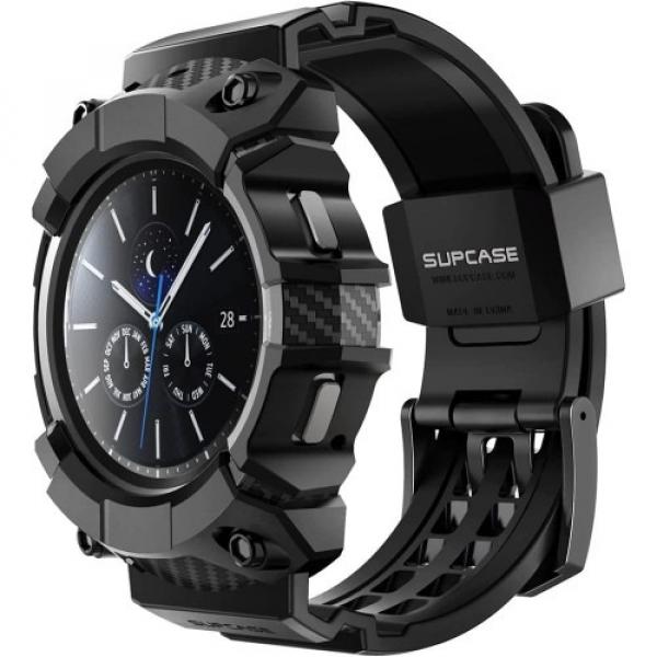 Etui z paskiem Supcase UB Pro Galaxy Watch 4 Classic 46mm, czarne