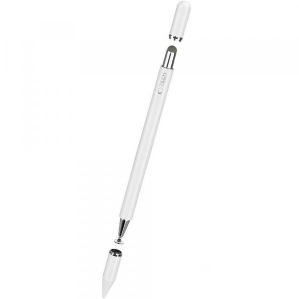 OUTLET: Uniwersalny rysik Tech-Protect USP200 3-TIP Stylus Pen do telefonu, tabletu, biały