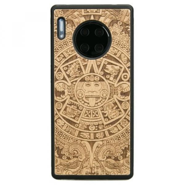 Drewniane etui do Huawei Mate 30 Pro, Bewood Kalendarz Aztecki Aniegre