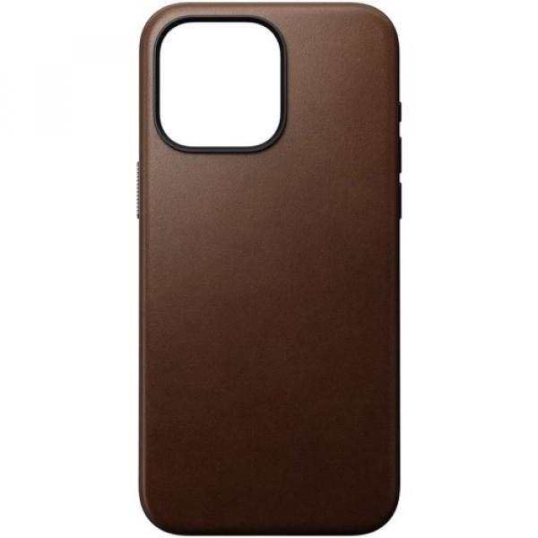 Skórzane etui Nomad Modern Leather do iPhone 15 Pro Max, brązowe