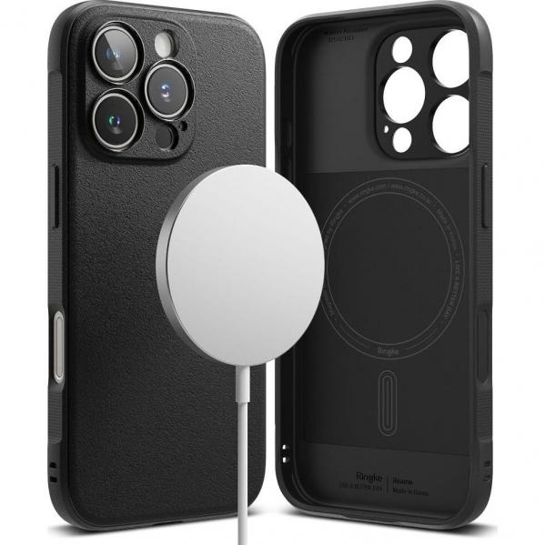 OUTLET: Etui Ringke Onyx Magnetic do MagSafe iPhone 16 Pro, czarne