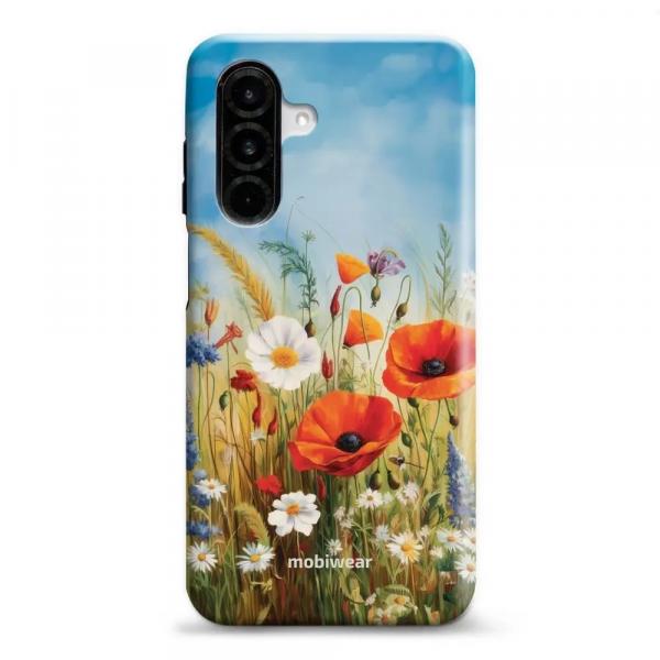 Etui ochronne do Galaxy A26 5G, Mobiwear Elite Pro, łąkowe kwiaty