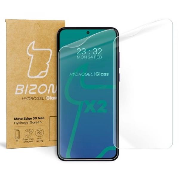 Folia hydrożelowa na ekran Bizon Glass Hydrogel dla Motorola Edge 30 Neo, 2 sztuki