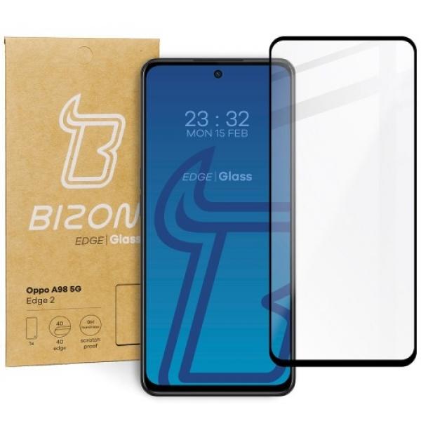 Szkło hartowane Bizon Glass Edge 2 do Oppo A98, czarne