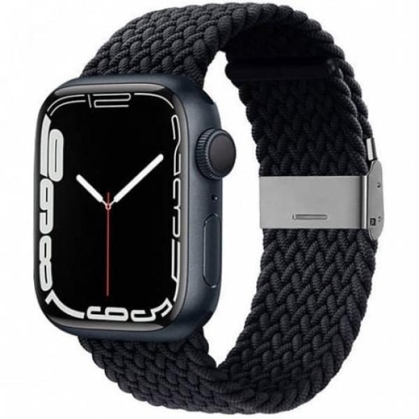 Pasek Crong Wave Band do Apple Watch 41/40/38 mm, grafitowy