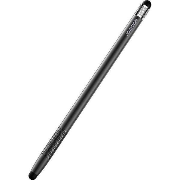 OUTLET: Uniwersalny rysik dwustronny, stylus pasywny pojemnościowy do telefonu/tabletu, Joyroom JR-DR01, czarny