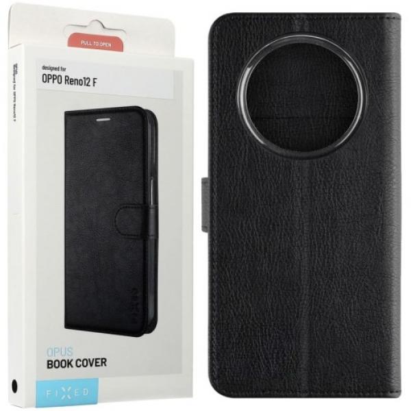 Etui Fixed Opus do Oppo Reno12 F, czarne