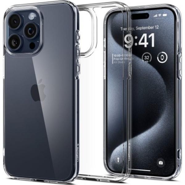 OUTLET: Etui Spigen Ultra Hybrid do iPhone 15 Pro, przezroczyste