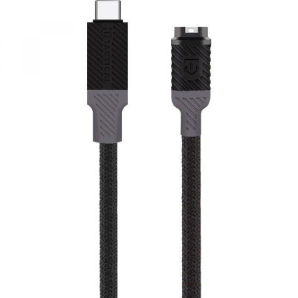 Kabel do ładowania zegarków Garmin, Tactical Recce 3:20, USB-C, 1m, czarno-szary