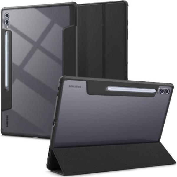 Etui Spigen Ultra Hybrid Pro do Galaxy Tab S10 Ultra / S9 Ultra / S8 Ultra, czarno-przezroczyste