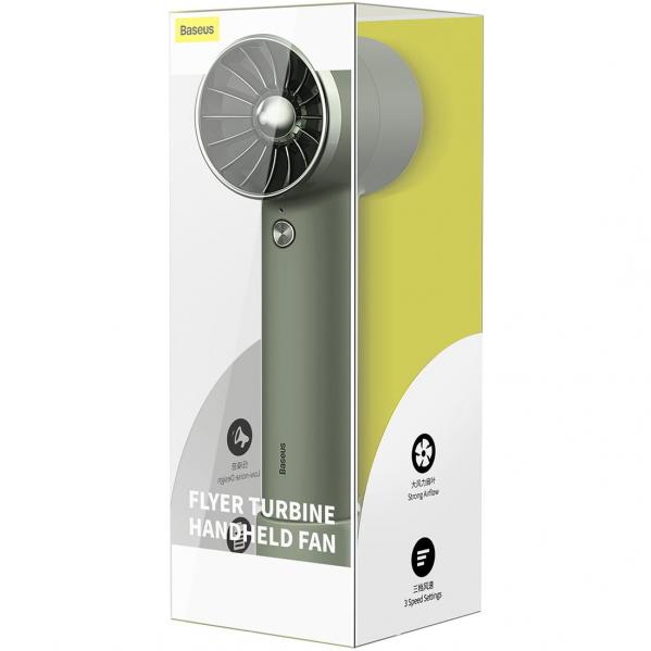 OUTLET: Wiatrak przenośny Baseus Mini Flyer Turbine Lightning 4000 mAh, zielony