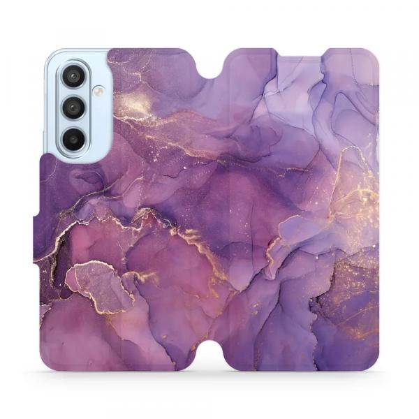 Etui z klapką do Galaxy A54 5G, Mobiwear Book, fioletowe