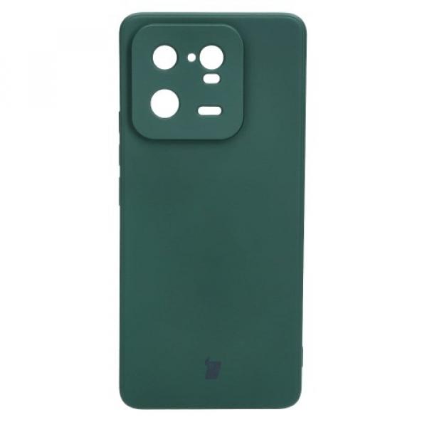 Etui Bizon Case Silicone Sq do Xiaomi 13 Pro, ciemnozielone