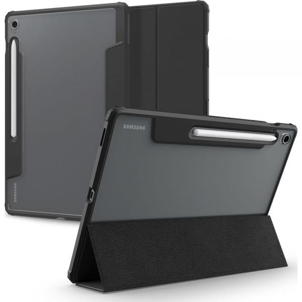 Etui Spigen Ultra Hybrid Pro do Galaxy Tab S10 FE+, czarno-przezroczyste