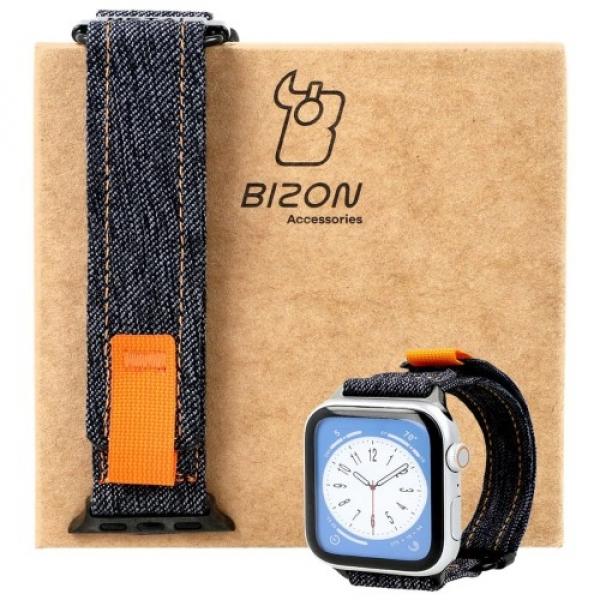 Pasek Bizon Strap Watch Urban do Apple Watch 44/45/46/49 mm, ciemnoniebieski jeans