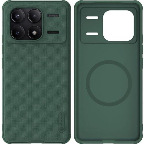 Etui Nillkin Super Frosted Shield Pro Magnetic do Xiaomi Poco F6 Pro / Redmi K70 / K70 Pro, zielone