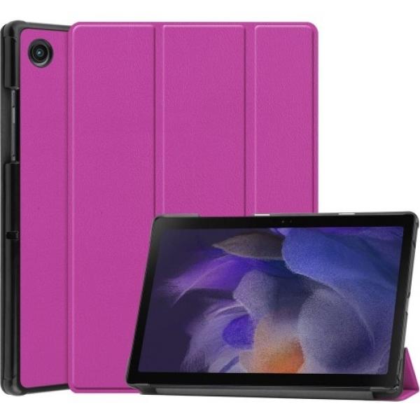 Etui Bizon Case Tab Croc do Galaxy Tab A8 2021, fuksja