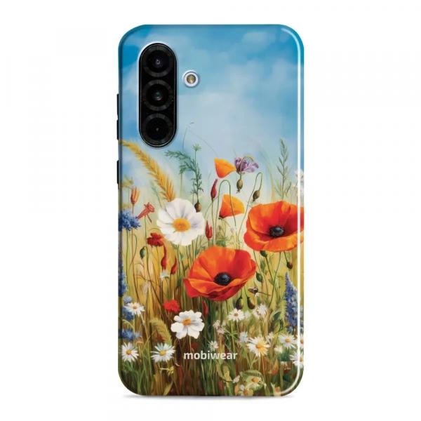 Etui ochronne do Galaxy A36 5G, Mobiwear Elite Pro, łąkowe kwiaty