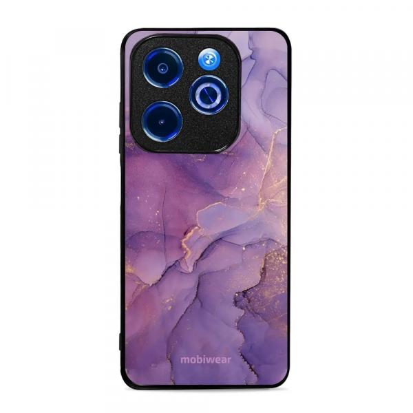 Etui ochronne do Infinix Smart 8, Mobiwear Glossy Case, fioletowe