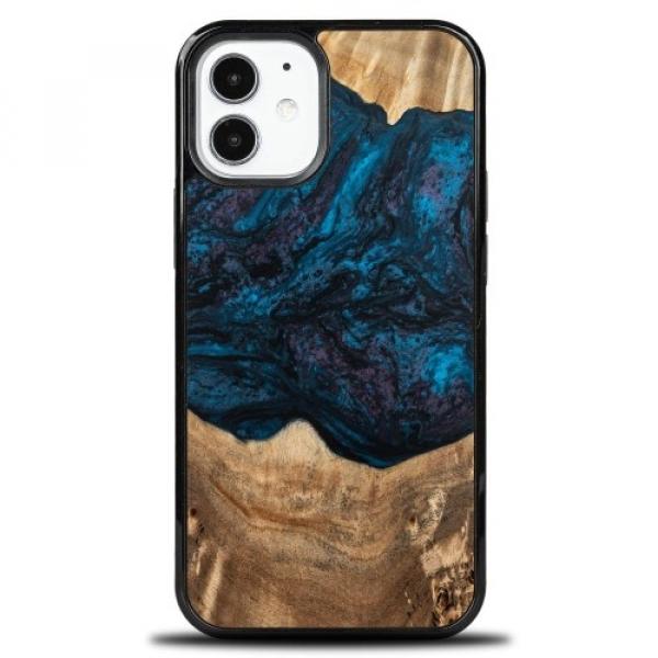 Drewniane etui Bewood do iPhone 12 Mini, Neptun