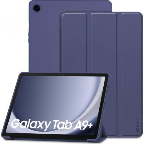 Etui Tech-Protect SmartCase do Galaxy Tab A9 Plus, granatowe