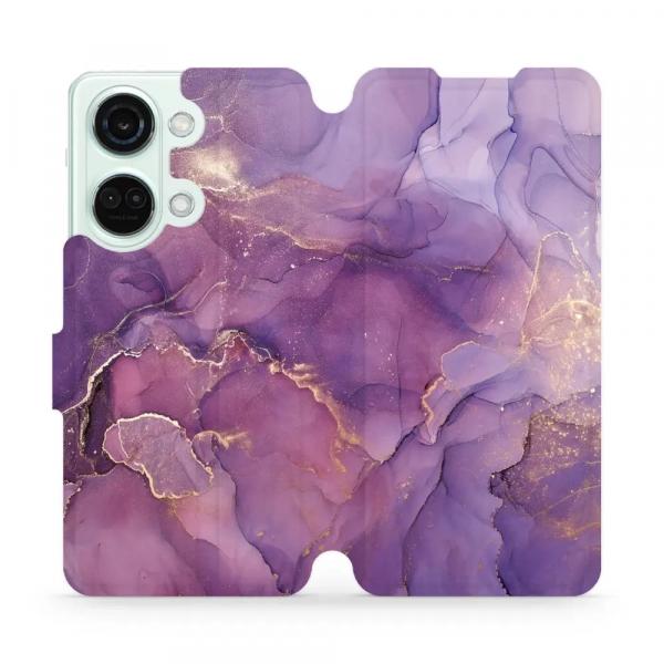 Etui z klapką do OnePlus Nord 3, Mobiwear Book, fioletowe