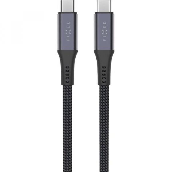 Kabel ładująco-przesyłowy Fixed Media Cable USB-C / USB-C 240W, 2 m , czarny