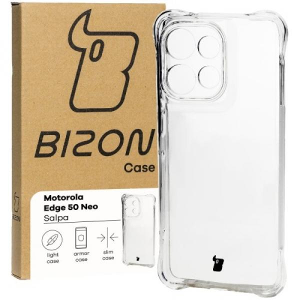 Elastyczne etui Bizon Case Salpa do Motorola Edge 50 Neo, przezroczyste