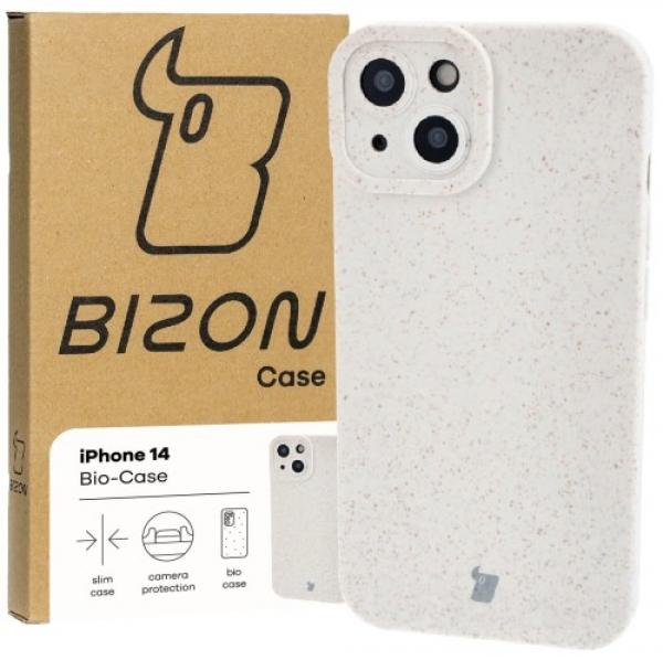 Ekologiczne etui Bizon Bio-Case do iPhone 14, ecru