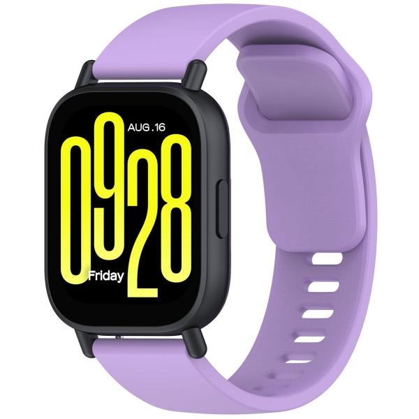 Pasek silikonowy do smartwatcha, Bizon Strap Watch Silicone Pro H, QuickRelease 22 mm, fioletowy