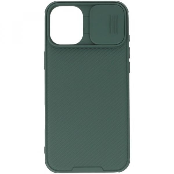 Etui Nillkin CamShield Pro do iPhone 16 Plus, ciemnozielone