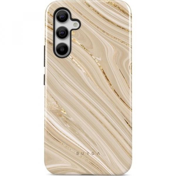 Etui Burga Full Glam Tough do Samsung Galaxy A54 5G, beżowe wzorzyste