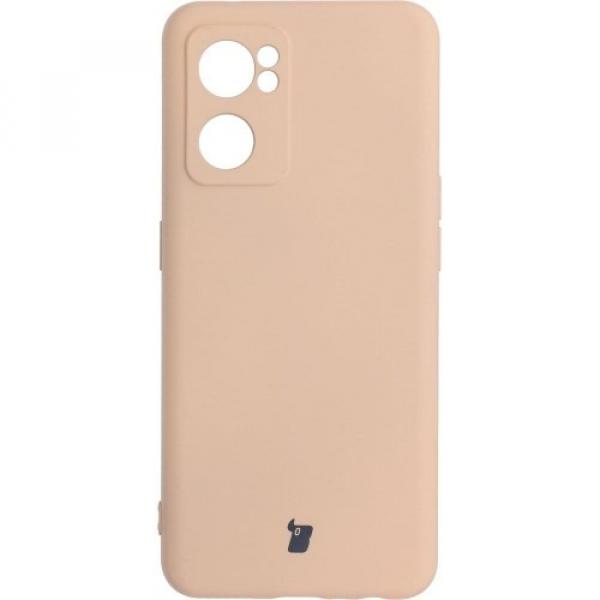 Etui Bizon Case Silicone do Oppo Reno 7 5G, jasnoróżowe