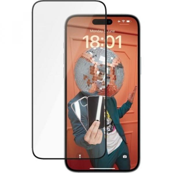 Szkło hartowane PanzerGlass Ceramic Ultra-Wide-Fit Easy Aligner do iPhone 15 Plus
