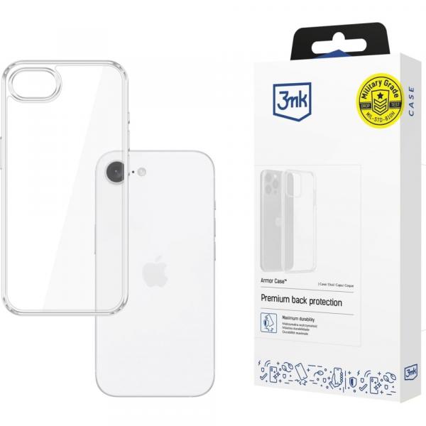 Etui 3mk Armor Case do iPhone 16e, przezroczyste